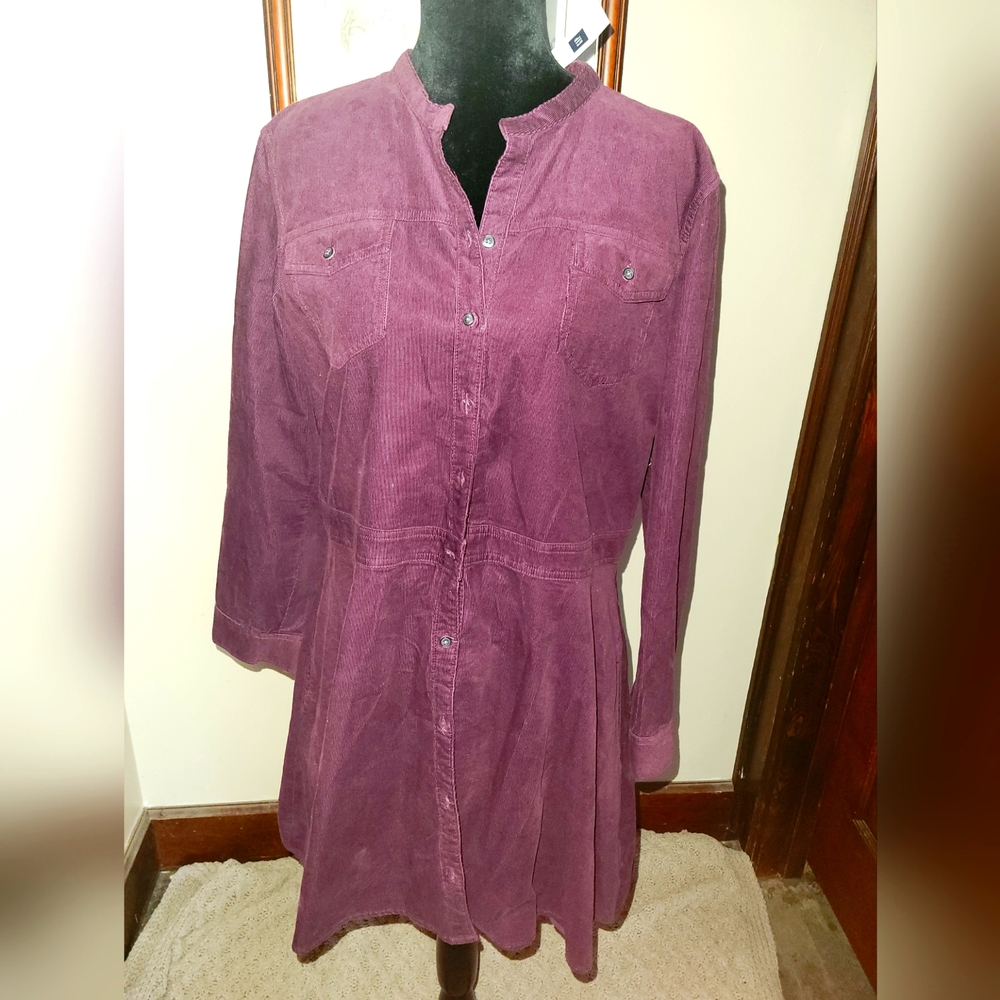 GAP corduroy shirt dress, XL